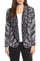 Women's Nic+zoe Night Sky Reversible Cardigan - Black