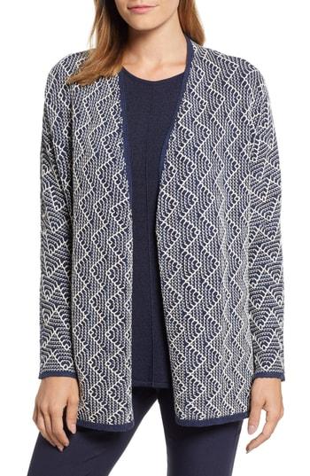 Women's Nic+zoe Take A Break Open Front Cardigan - Blue