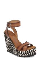 Women's Pedro Garcia Taika Wedge Sandal Us / 35eu - Brown