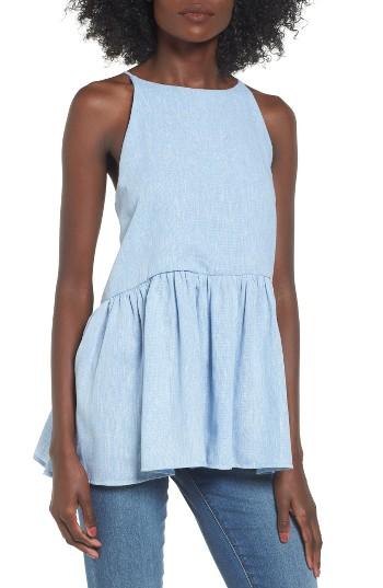 Women's Bp. Peplum Top - Blue