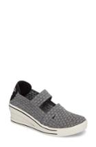 Women's Bernie Mev. Frontier Woven Mary Jane Wedge Us / 39eu - Metallic