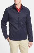 Men's Cutter & Buck 'blakely' Weathertec Wind & Water Resistant Full Zip Jacket, Size - Blue