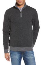 Men's Faherty Quarter Zip Pullover, Size - Black