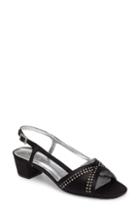 Women's David Tate Wish Slingback Sandal .5 M - Black