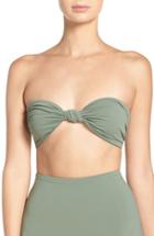Women's Mara Hoffman Knot Front Bandeau Bikini Top