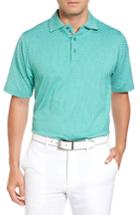 Men's Bobby Jones Xh20 Rye Check Stretch Golf Polo - Green