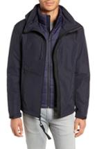 Men's Cole Haan 3-in-1 Rain Jacket, Size - Blue