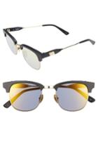 Women's Westward Leaning 'vanguard' 49mm Sunglasses - Black Matte/ Super Gold