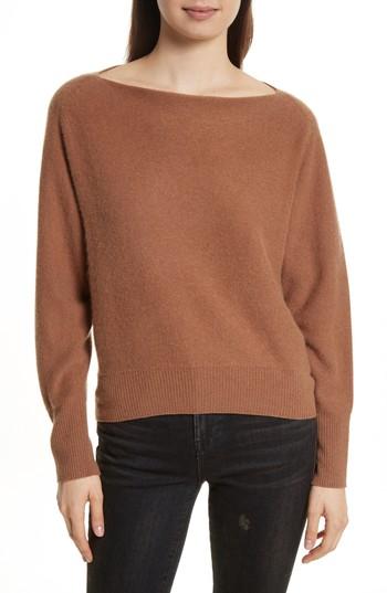Women's Vince Boat Neck Cashmere Pullover