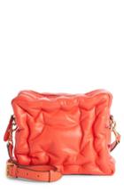 Anya Hindmarch Chubby Cube Leather Crossbody Bag - Pink