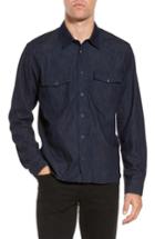 Men's Vince Western Chambray Sport Shirt - Blue