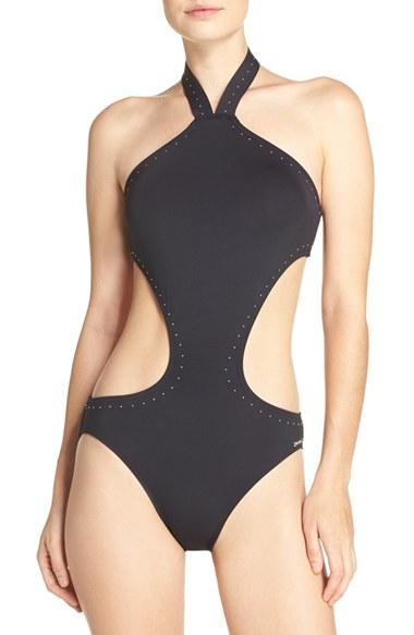 Women's Vince Camuto Halter One-piece Swimsuit