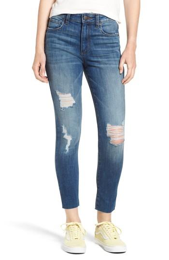 Women's Sts Blue Ellie Ripped High Rise Cropped Jeans - Blue