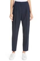 Women's Hugo Holasa Pinstripe Taper Leg Pants - Blue