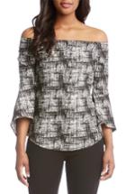 Women's Karen Kane Off The Shoulder Top - Black