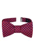 Men's Ted Baker London Alternating Dot Silk Bow Tie, Size - Red