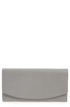 Women's Skagen Leather Continental Flap Wallet - Grey