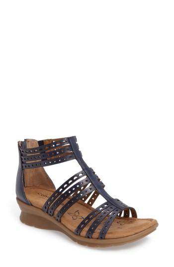 Women's Comfortiva Kaelin Wedge Sandal M - Blue