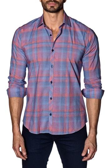 Men's Jared Lang Trim Fit Sport Shirt - Orange