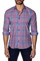 Men's Jared Lang Trim Fit Sport Shirt - Orange