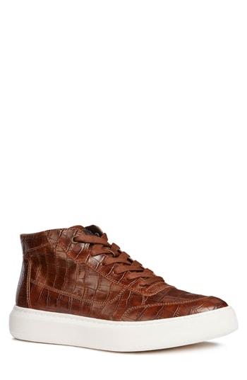 Men's Geox Deiven 9 High Top Sneaker Us / 40eu - Brown