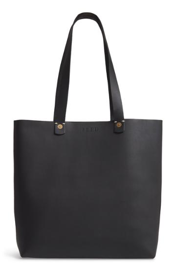 Feed Harriet Leather Tote - Black
