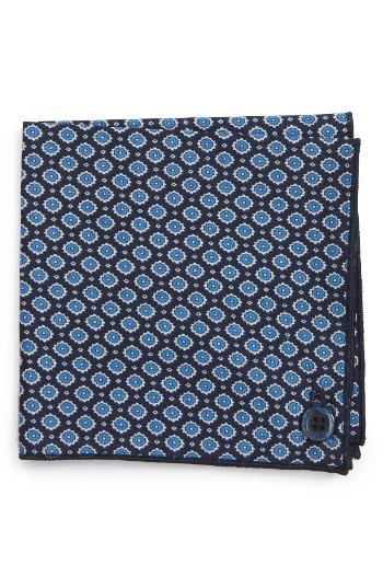 Men's Armstrong & Wilson Ocean Floor Cotton Pocket Square