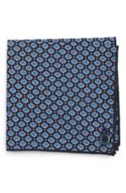 Men's Armstrong & Wilson Ocean Floor Cotton Pocket Square