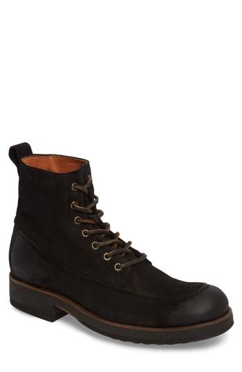 Men's Frye Rainier Waxed Work Boot M - Black