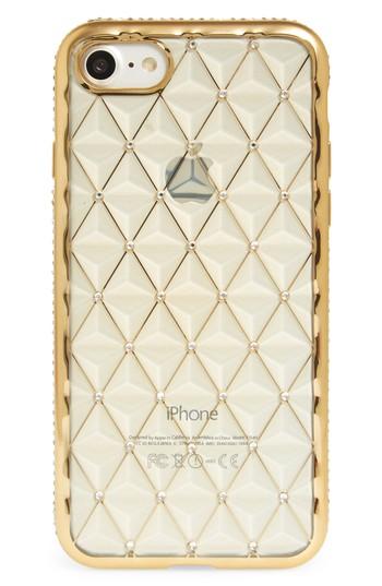 Bp. Crystal Embellished Iphone 7 Case - Metallic