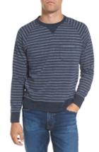 Men's Grayers Palmer Modern Fit Athletic Stripe Sweatshirt - Blue
