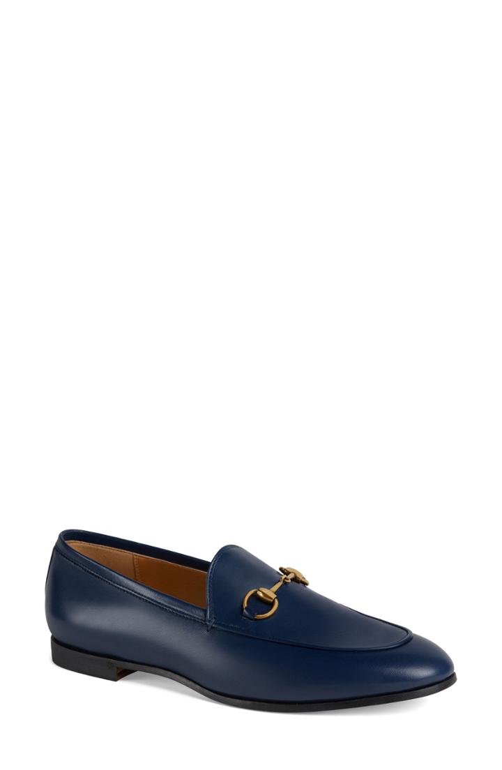 Women's Gucci 'jordaan' Loafer .5us / 39.5eu - Blue