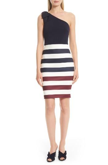 Women's Ted Baker London Hilila One-shoulder Rowing Stripe Dress