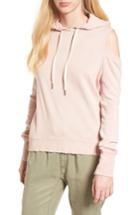 Women's Pam & Gela Cold Shoulder Hoodie - Pink