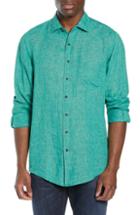 Men's Rodd & Gunn Roverbend Regular Fit Sport Shirt, Size - Green