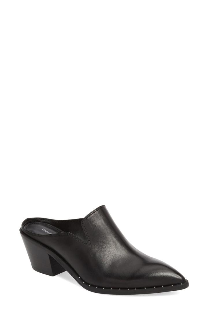 Women's Treasure & Bond Hayden Studded Mule M - Black