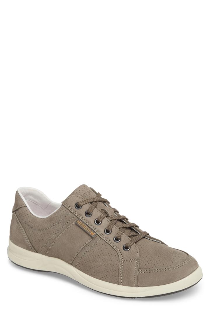 Men's Mephisto 'hero' Perforated Sneaker .5 M - Grey