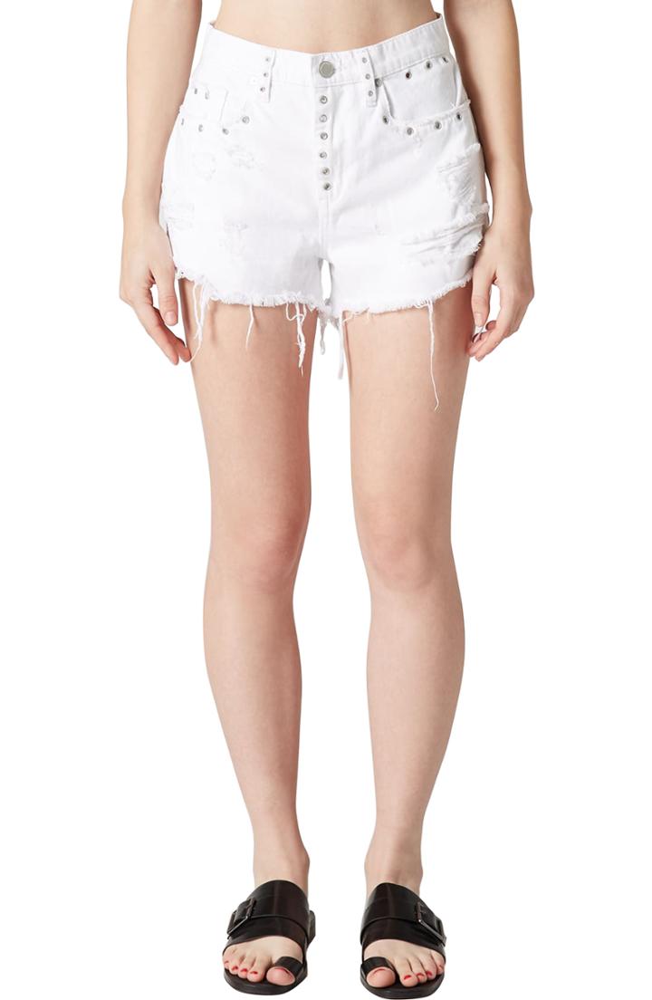 Women's Blanknyc The Barrow Grommet Detail Denim Shorts