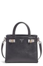 Serapian Milano Mini Meline Evolution Leather Bag - Black