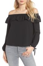Women's Cooper & Ella Leticia Off The Shoulder Blouse - Black