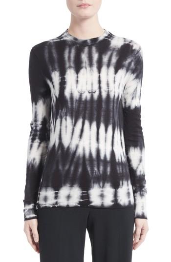 Women's Proenza Schouler Tie Dye Wool Sweater - Black