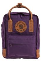 Fjallraven Mini Kanken No. 2 Water Resistant Backpack - Purple