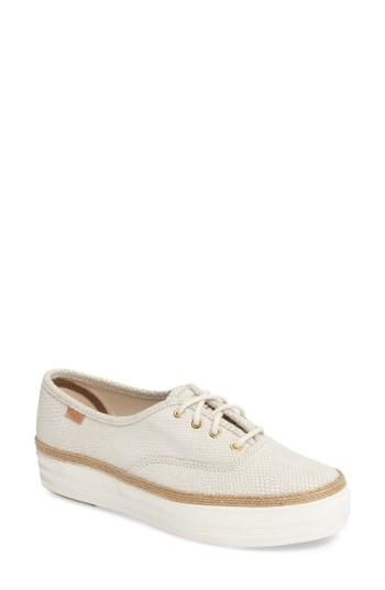 Women's Keds Triple Deck Platform Sneaker .5 M - Beige
