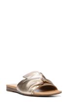 Women's Sarto By Franco Sarto Gracelyn Slide Sandal .5 M - Metallic