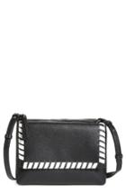 French Connection Callie Whipstich Faux Leather Crossbody Bag -