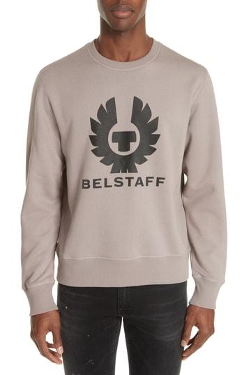 Men's Belstaff Holmswood Crewneck Sweatshirt - Purple