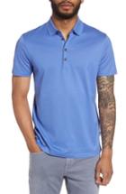 Men's Boss Pack Trim Fit Pique Polo, Size - Blue
