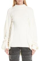 Women's Y/project Oversized Sweater - White