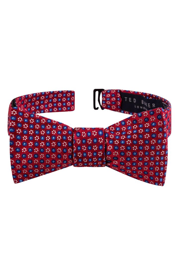 Men's Ted Baker London Grid Silk Bow Tie