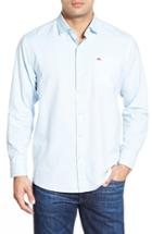 Men's Tommy Bahama 'island Twill' Island Modern Fit Sport Shirt - Blue